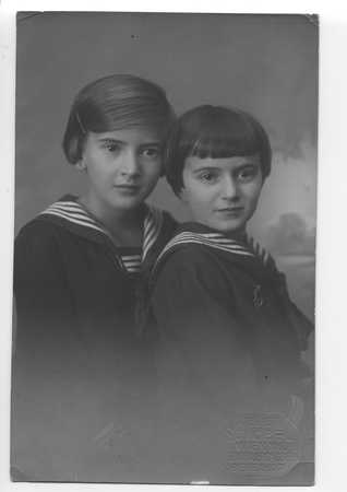 Ruth Maier und ihre jüngere Schwester Judith, Ende der 1920er-Jahre © HL-senteret. The Norwegian Center for Holocaust and Minorities Studies